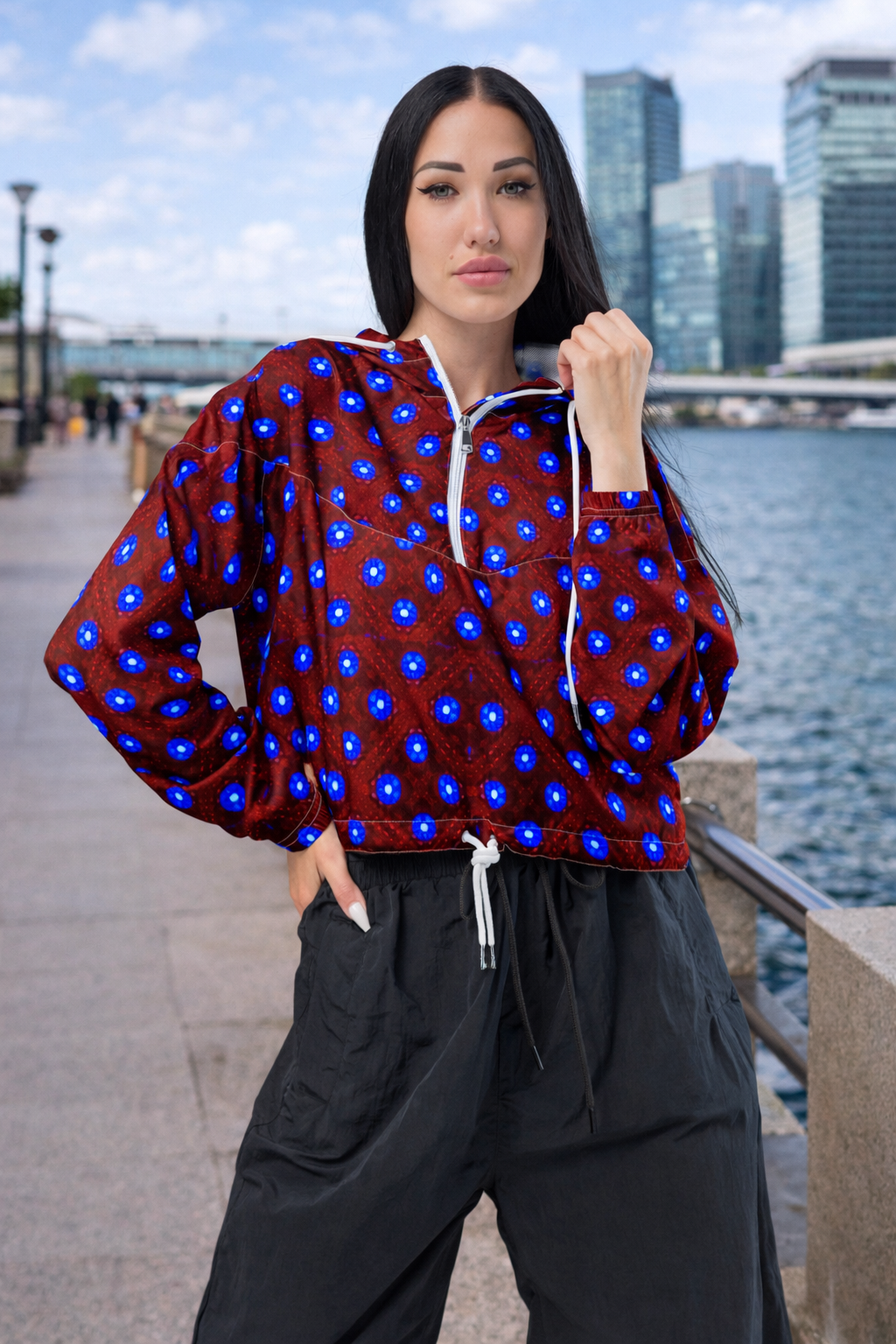 Women’s cropped windbreaker