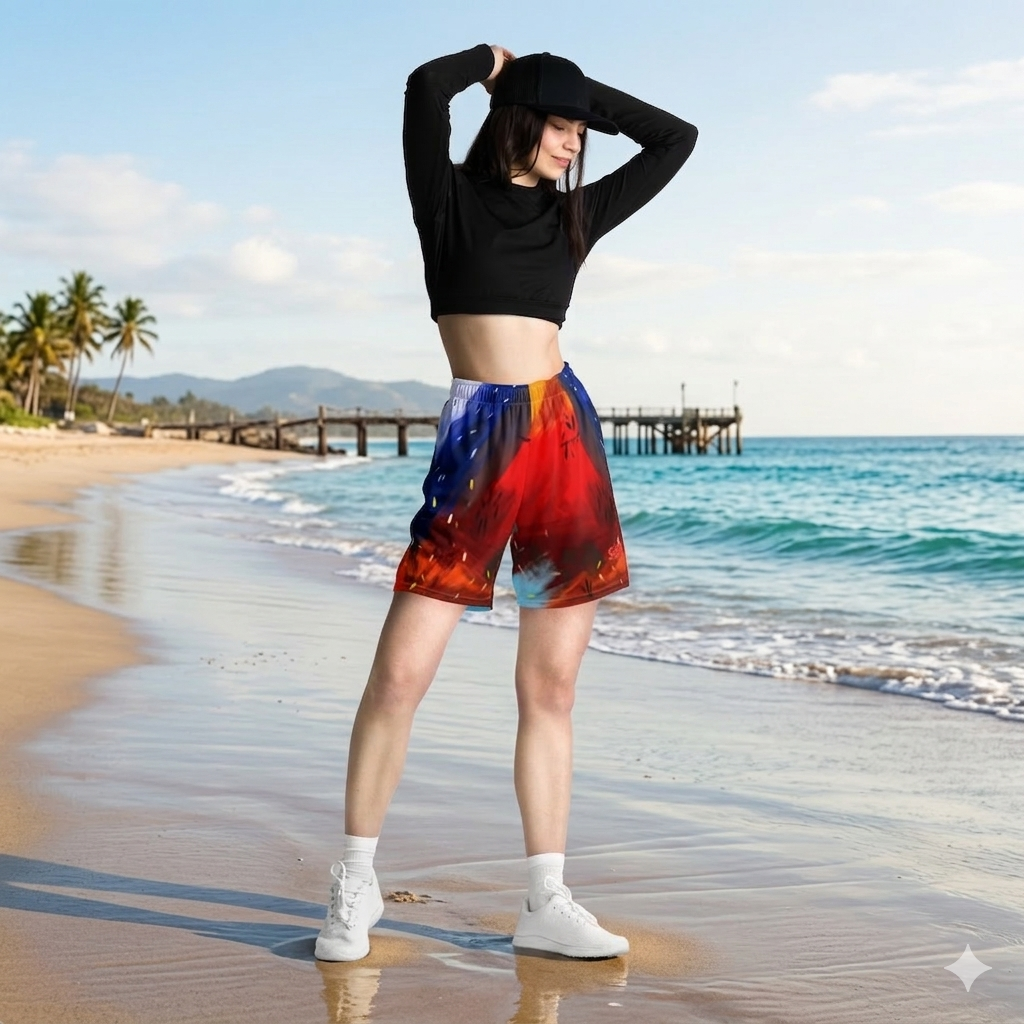 Unisex mesh shorts